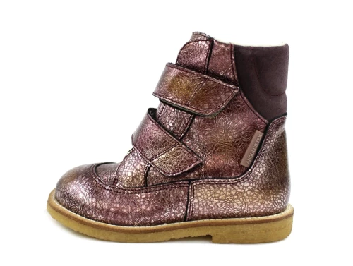 Angulus sunset/aubergine vinterstøvle med TEX